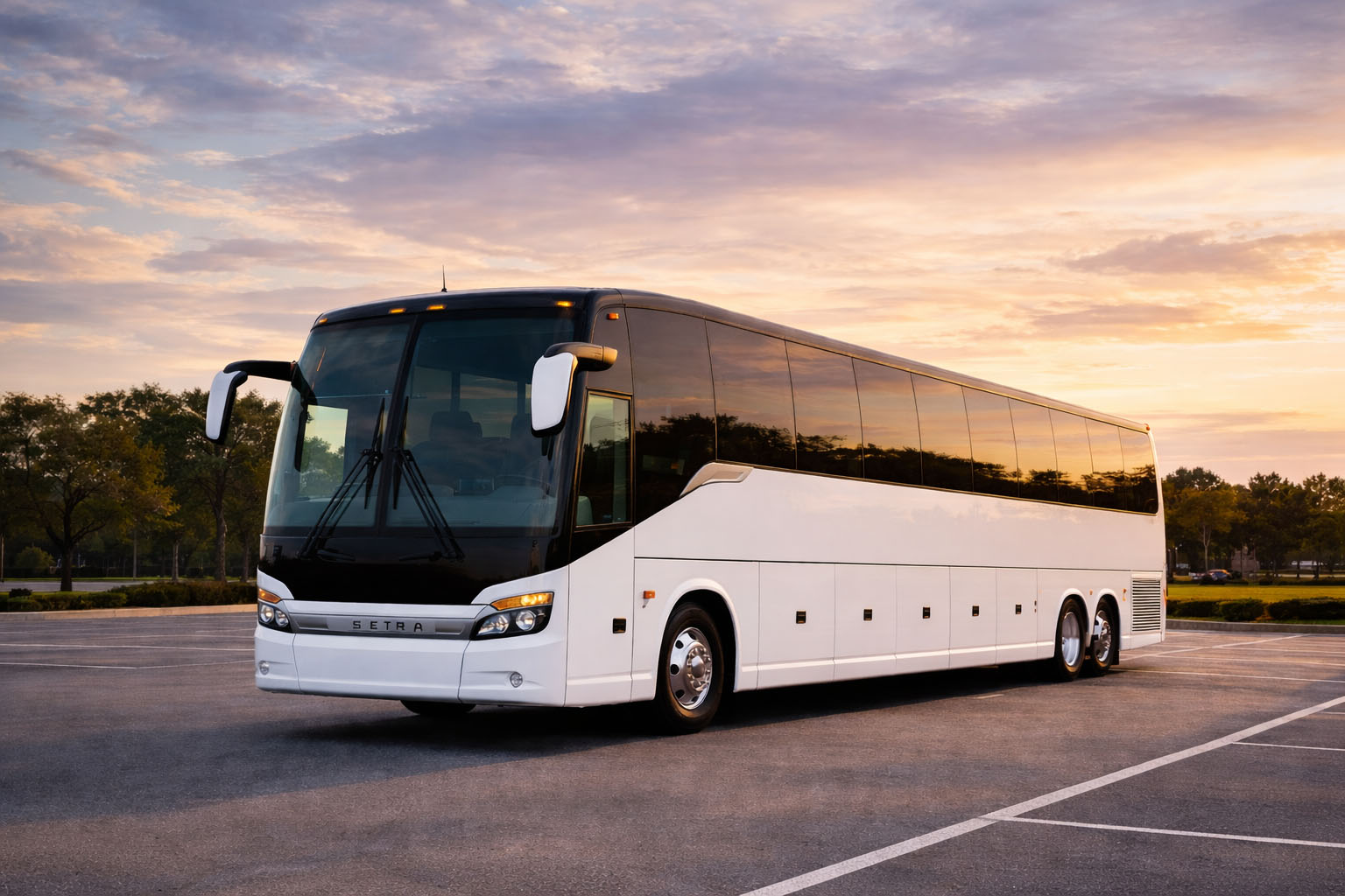 Washington coach bus exterior