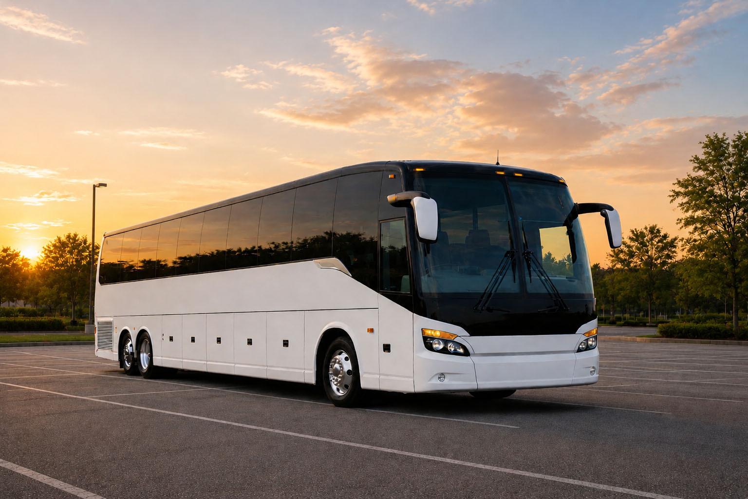 Washington coach bus exterior